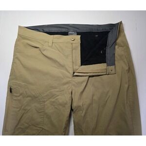 Eddie Bauer Mens Size 36x30 Fleece Lined Brown/Tan Cargo‎ Pants